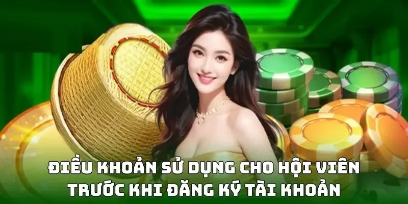 Điều khoản sử dụng cho hội viên trước khi đăng ký tài khoản